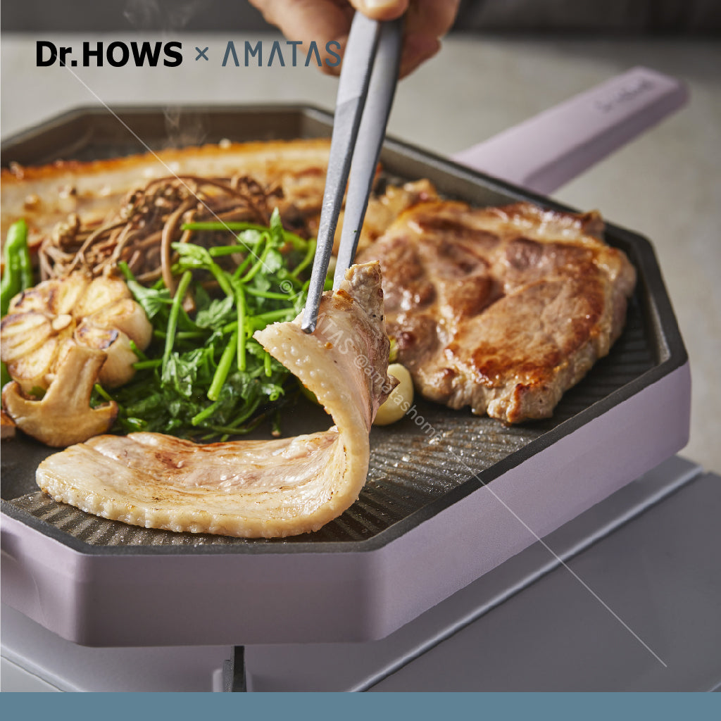 Dr.HOWS กระทะปิ้งย่าง ขนาด 28 เซนติเมตร