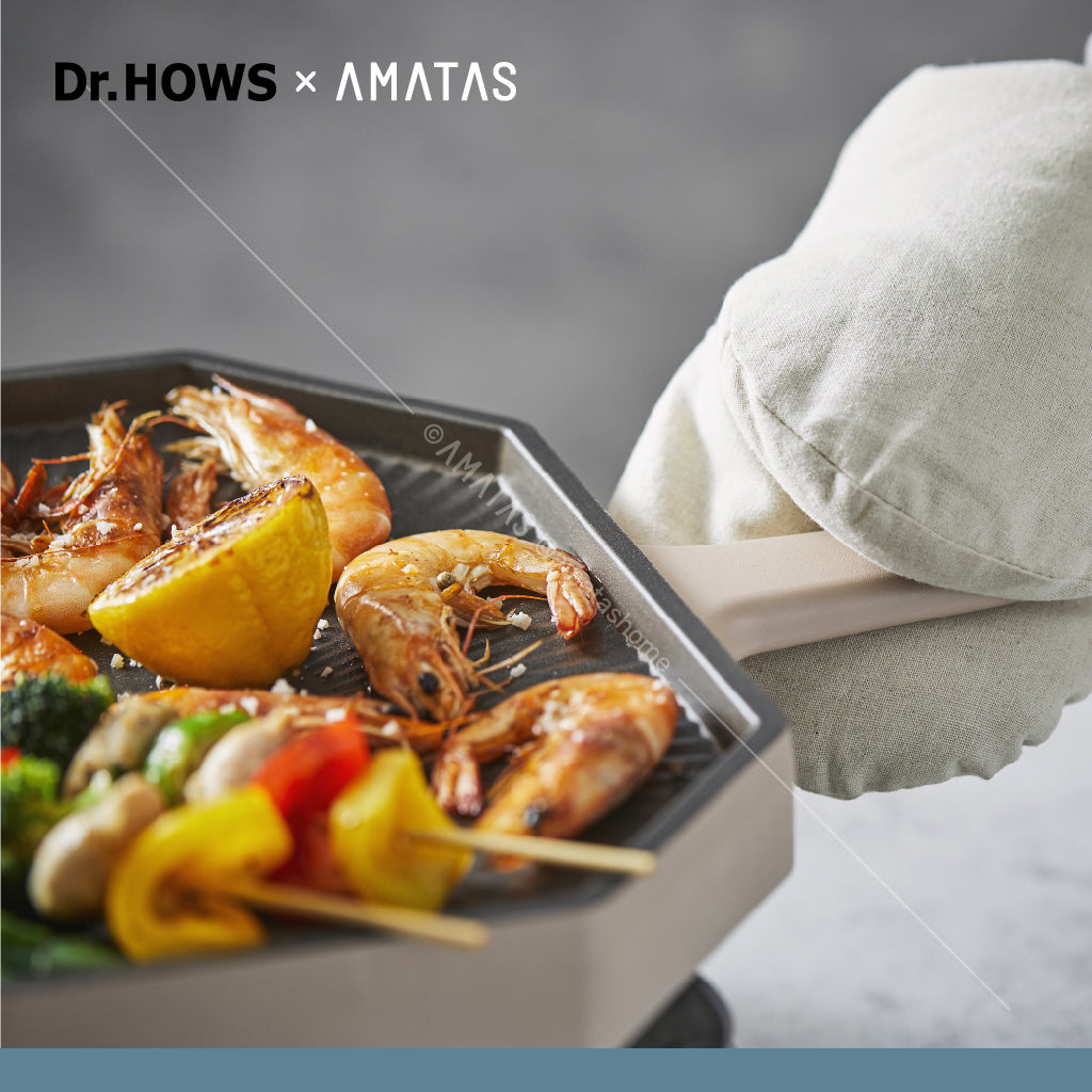 Dr.HOWS กระทะปิ้งย่าง ขนาด 28 เซนติเมตร